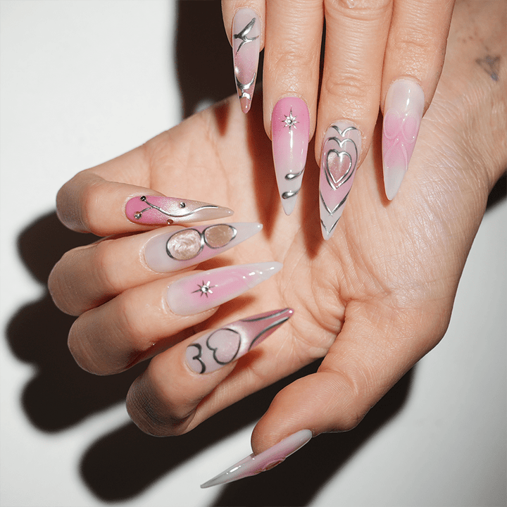 Rosy Luxe Hearts - Monow